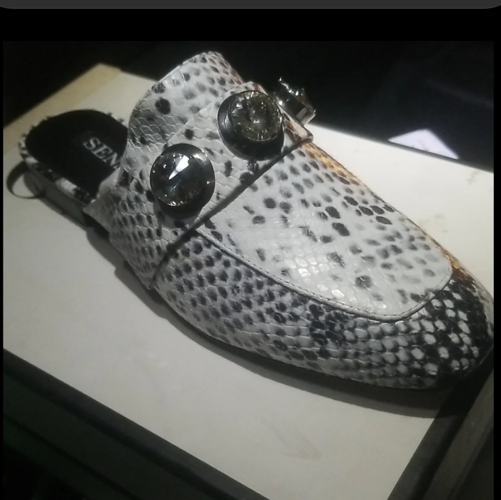 Senso Rio II Leather Snake Print Loafers NIB - Picture 5 of 10